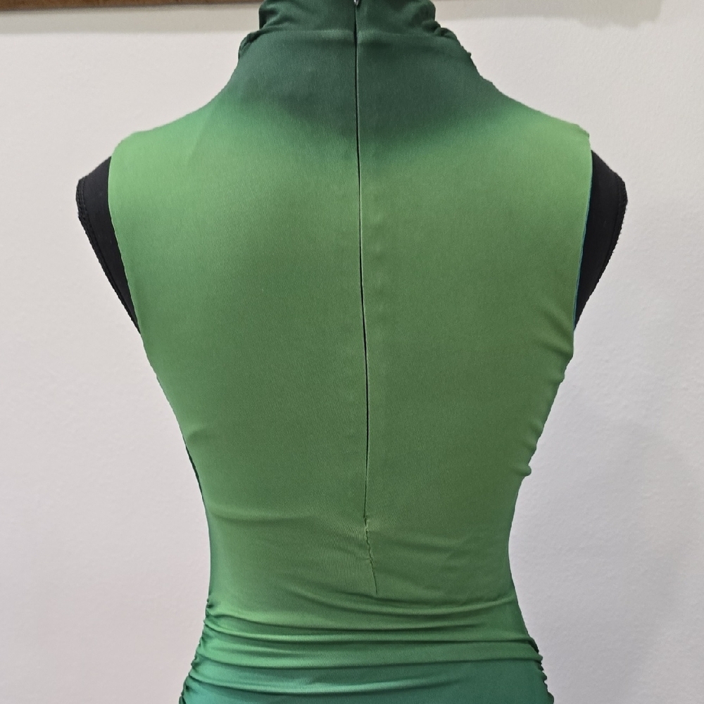 Jonathan Simkhai Aldina Sleeveless Green to Blue Ombre Maxi Dress, XS - Picture 10 of 16